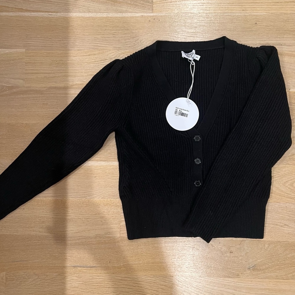 black princess polly sweater size M/L